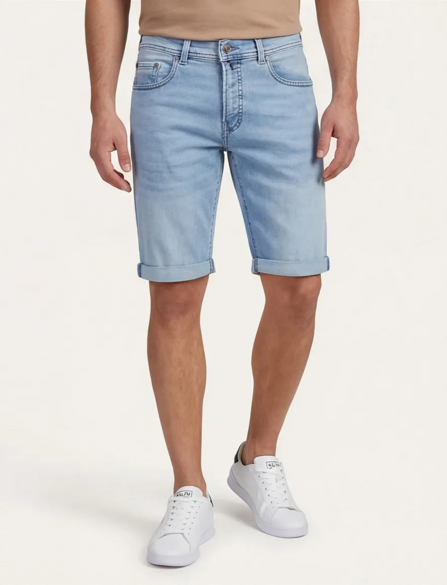 korte broek blauw Pierre Cardin