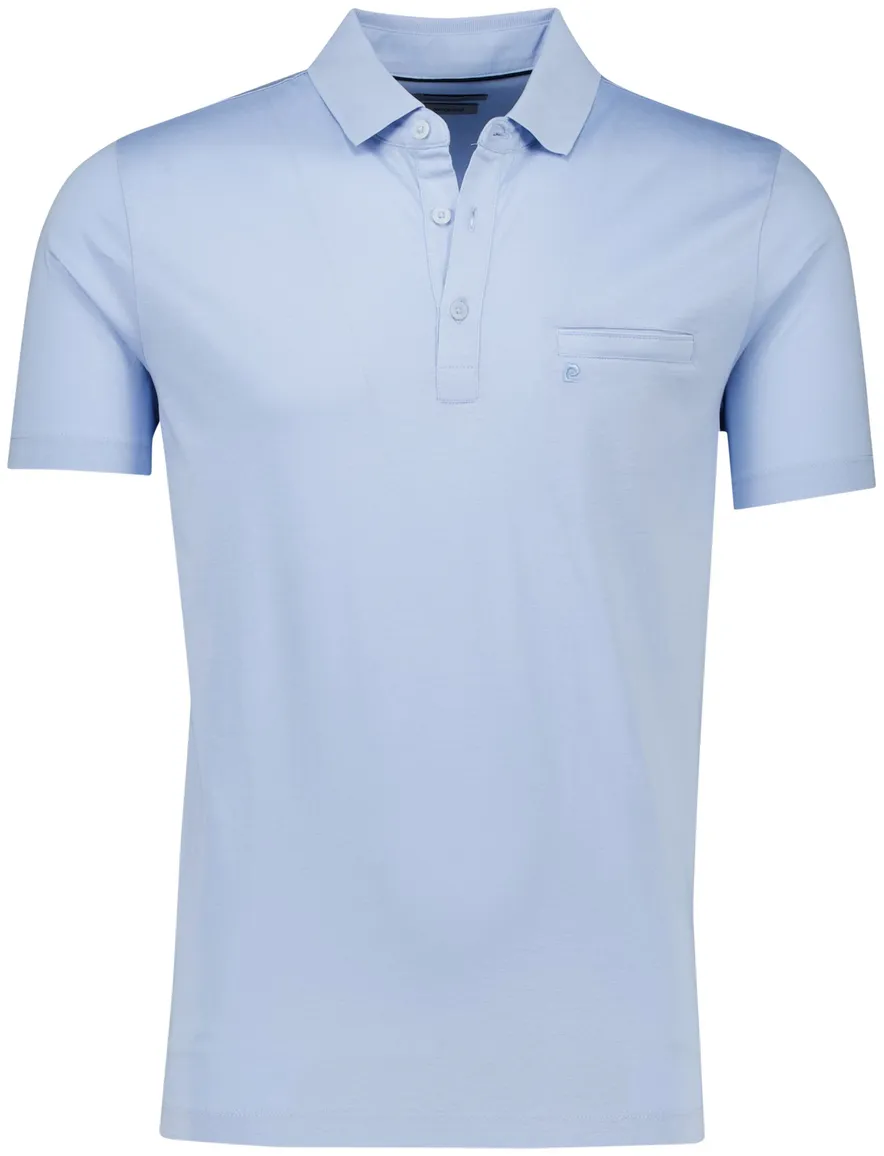 Pierre Cardin polo lichtblauw effen