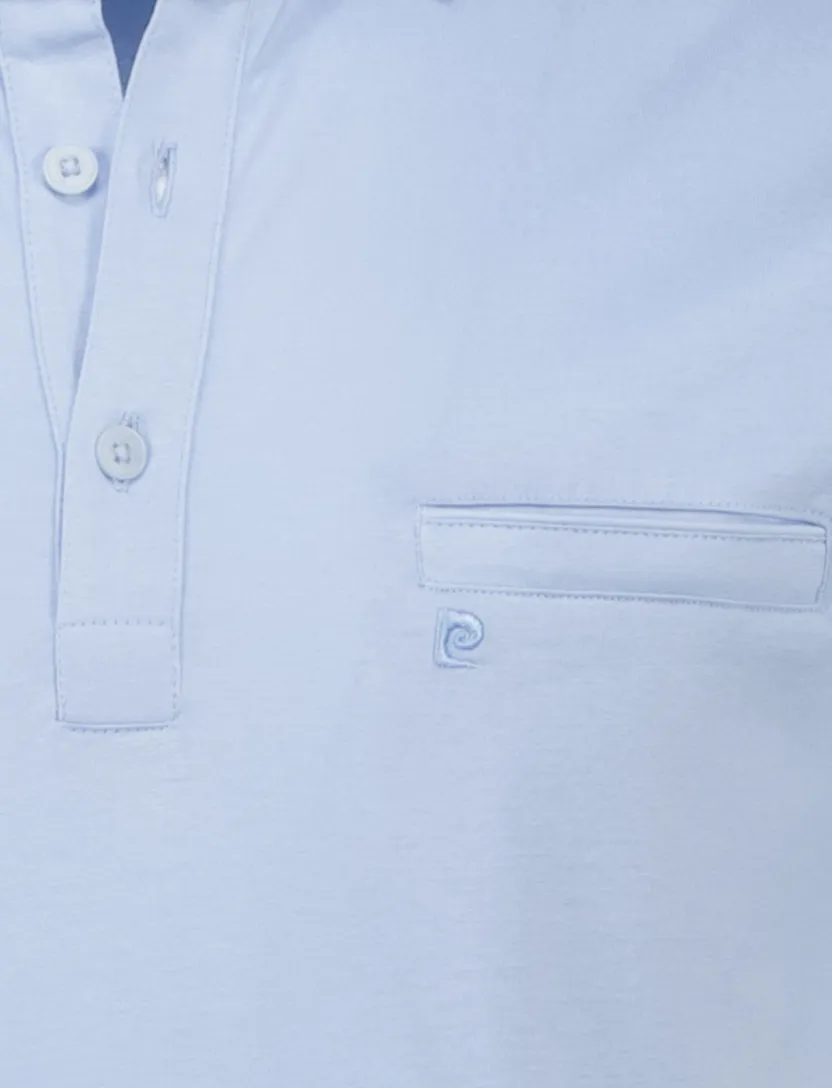 Pierre Cardin polo lichtblauw effen