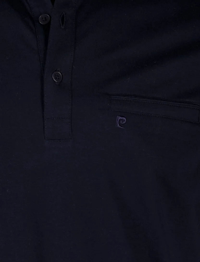 Pierre Cardin polo donkerblauw effen
