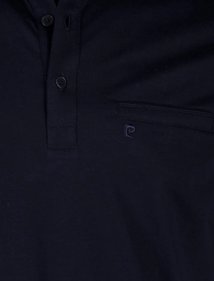 Pierre Cardin polo donkerblauw effen