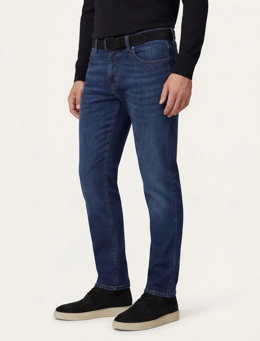 Pierre Cardin jeans donkerblauw Lyon Tapered fit