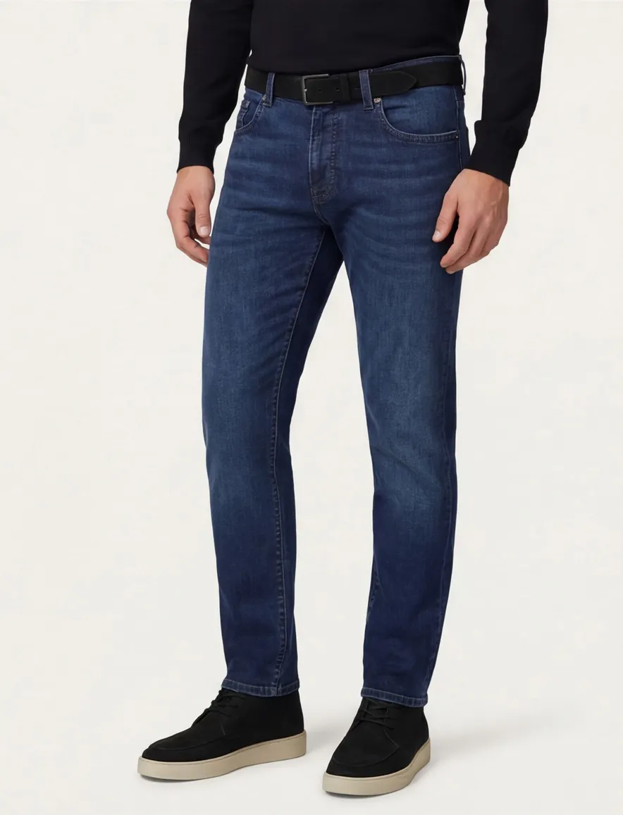 Pierre Cardin jeans donkerblauw Lyon Tapered