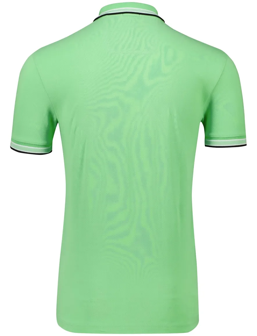 Hugo Boss Paddy poloshirt korte mouw groen effen