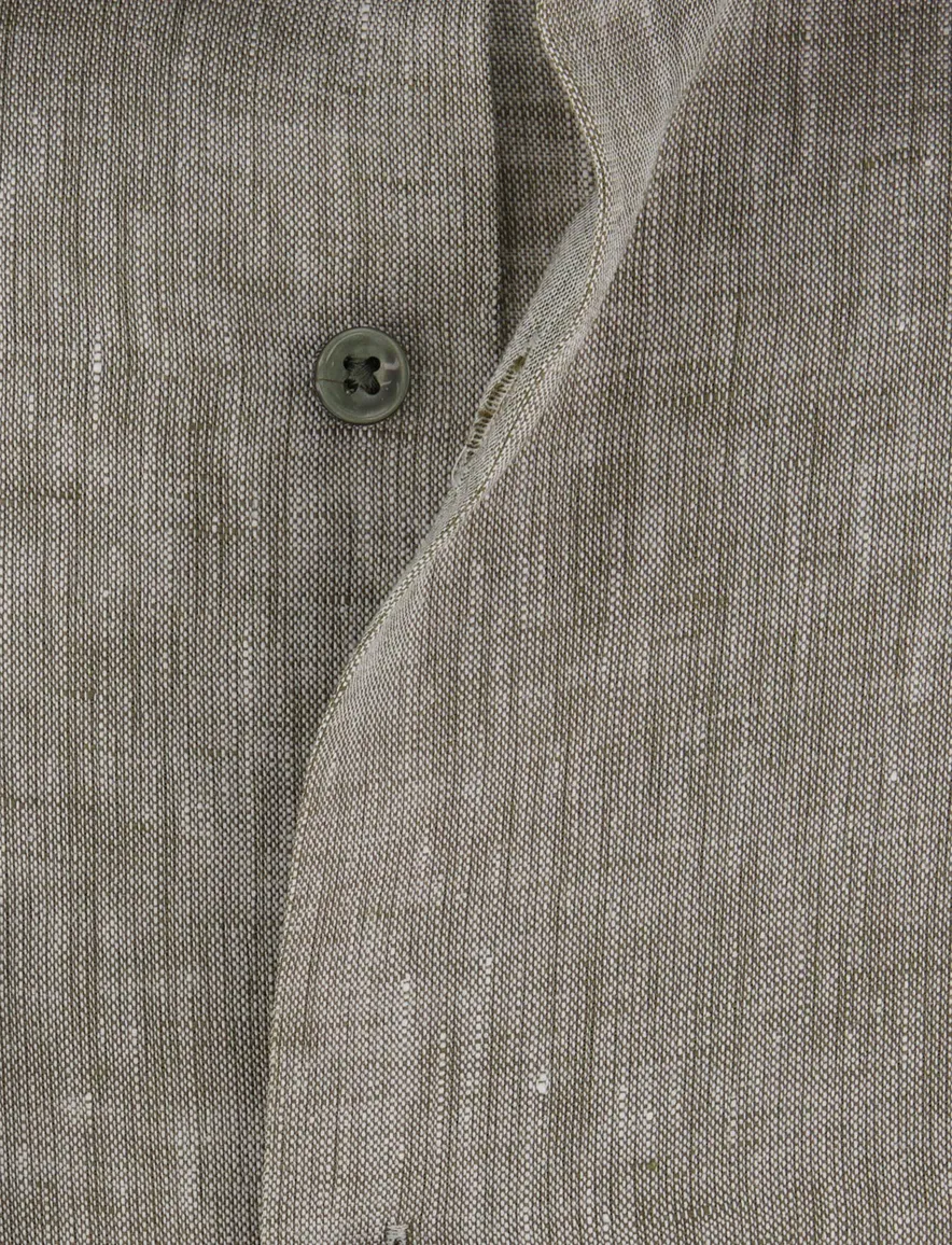 Hugo Boss Black slim fit overhemd groen ml7