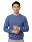 Boss Black Ecaio-P trui effen blauw katoen