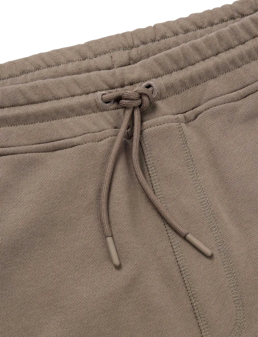 BOSS Black korte broek bruin effen katoen