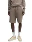 BOSS Black korte broek bruin effen