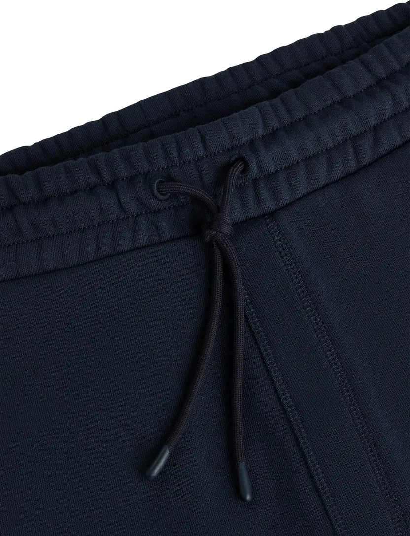 BOSS Black korte broek donkerblauw effen