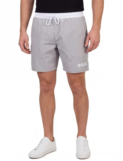 Hugo Boss Hugo Boss Black zwembroek grijs