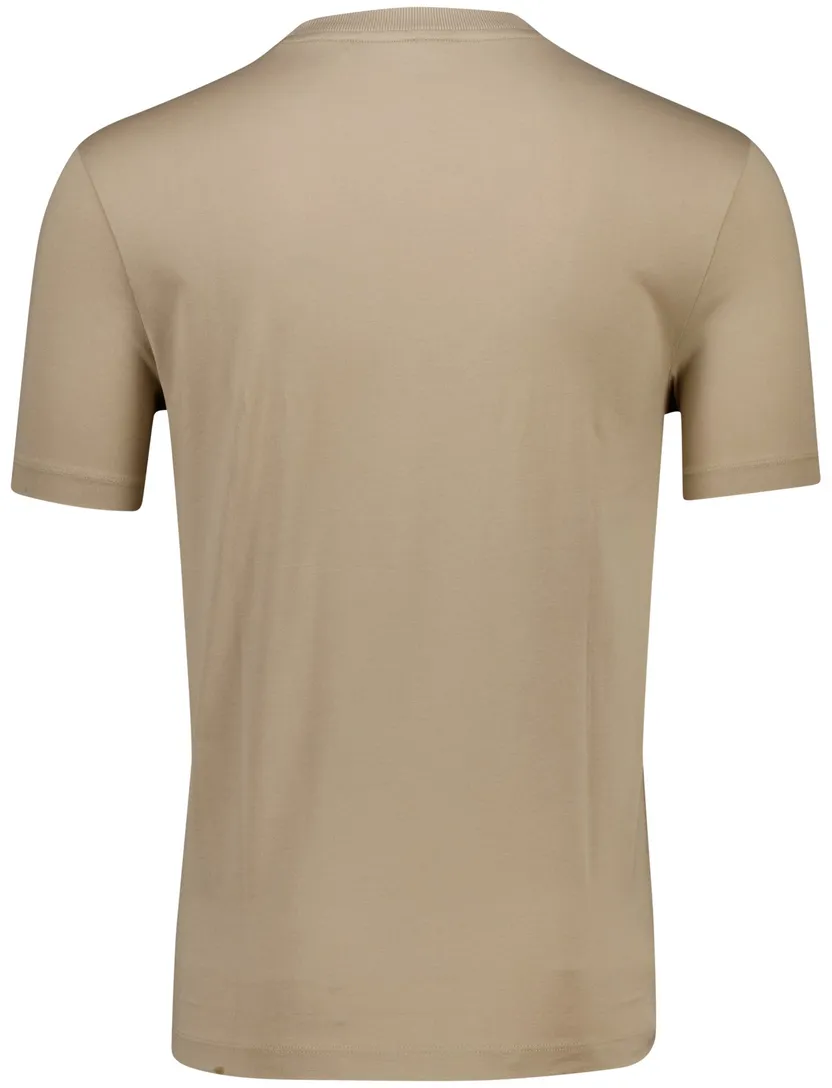 katoenen Boss Black C-Thompson T-shirt beige normale fit
