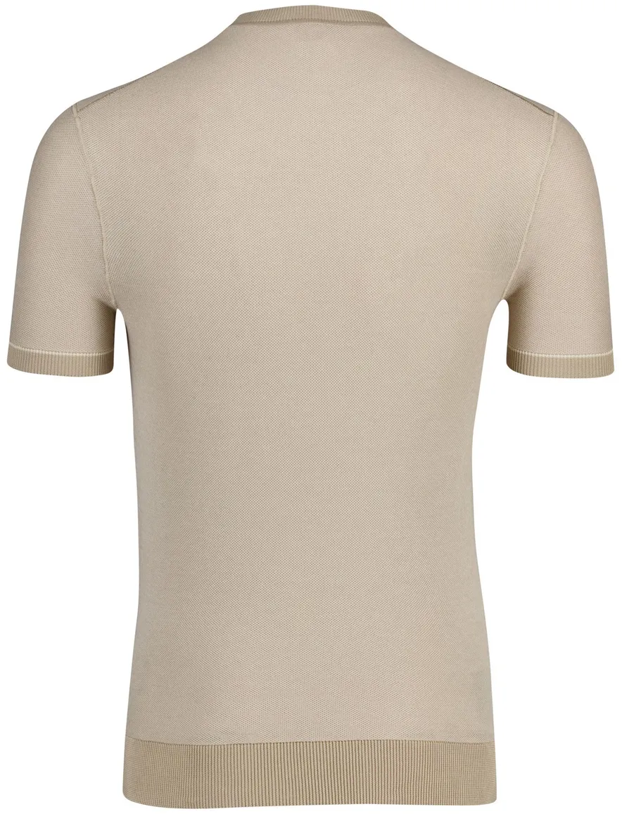 poloshirt korte mouw beige Hugo Boss Black