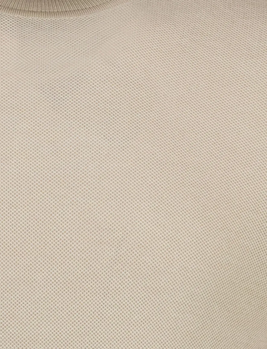 poloshirt korte mouw beige Hugo Boss Black