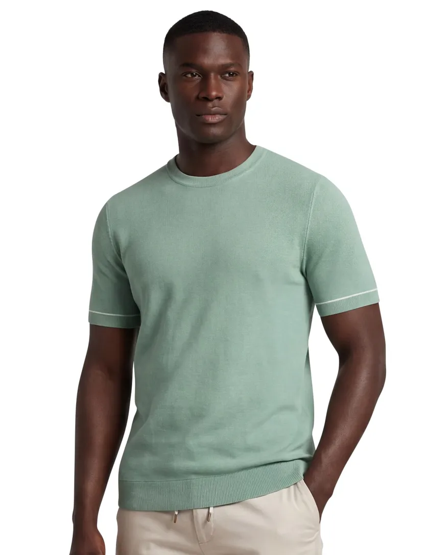 Hugo Boss Black H-Jianfranco t-shirt groen korte mouwen