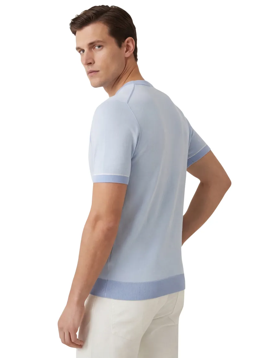 Hugo Boss Black H-Jianfranco t-shirt lichtblauw