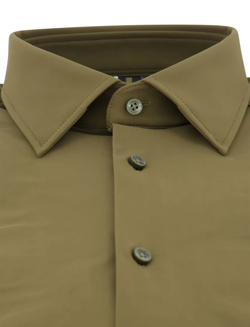 Boss Black P-Hank overhemd groen effen ml7 slim fit
