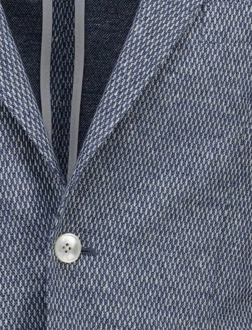 Boss Black C-Jaye-J colbert blauw linnen