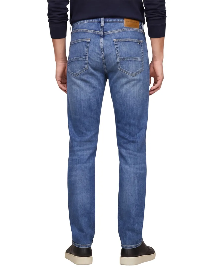 Tommy Hilfiger Denton straight fit jeans lichtblauw katoen