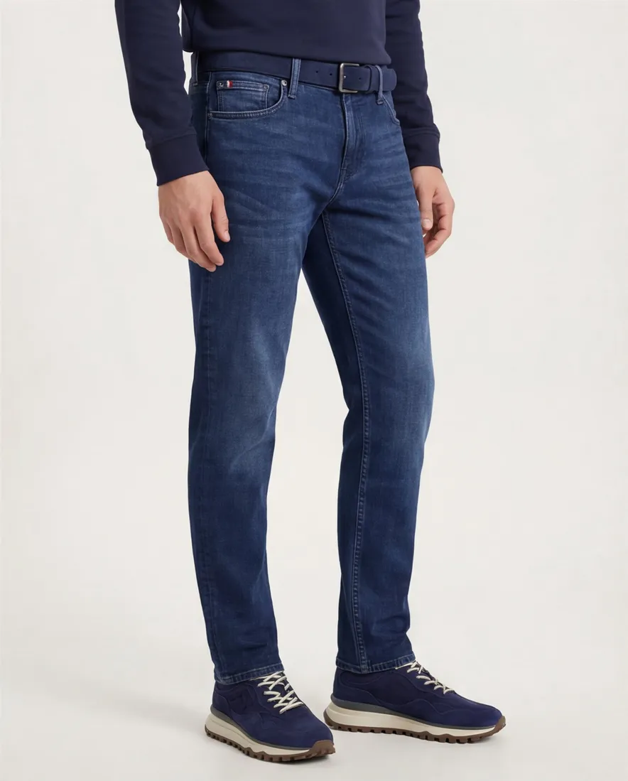 Tommy Hilfiger jeans blauw katoen