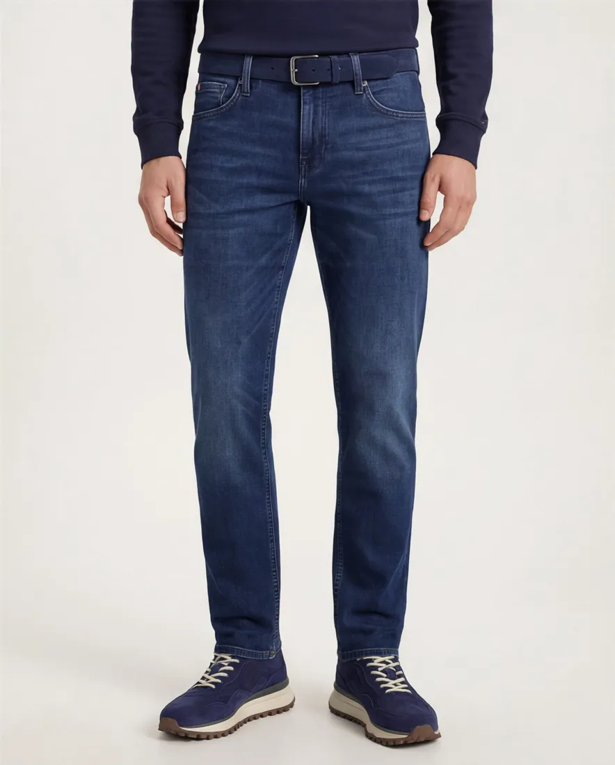 Tommy Hilfiger jeans blauw katoen