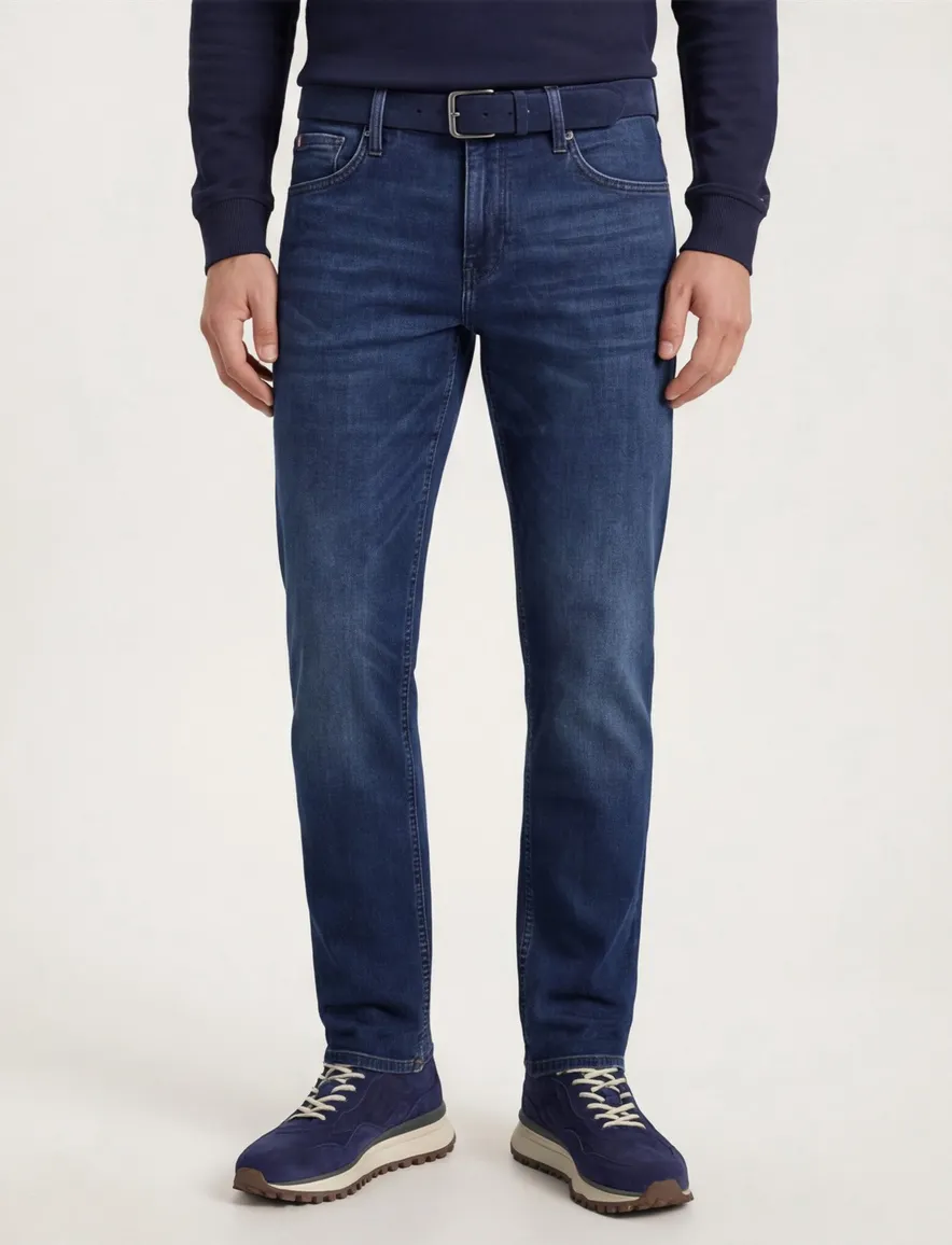 Tommy Hilfiger jeans blauw katoen