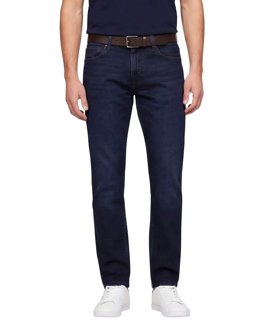 Tommy Hilfiger jeans donkerblauw effen
