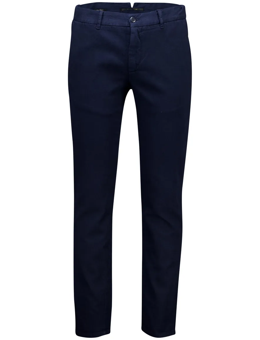 katoenen broek donkerblauw Alberto