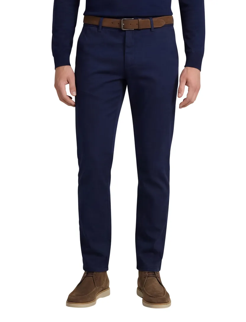 Alberto move-smart chino donkerblauw