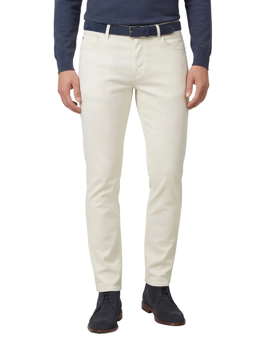 Alberto Pantalon creme slim fit