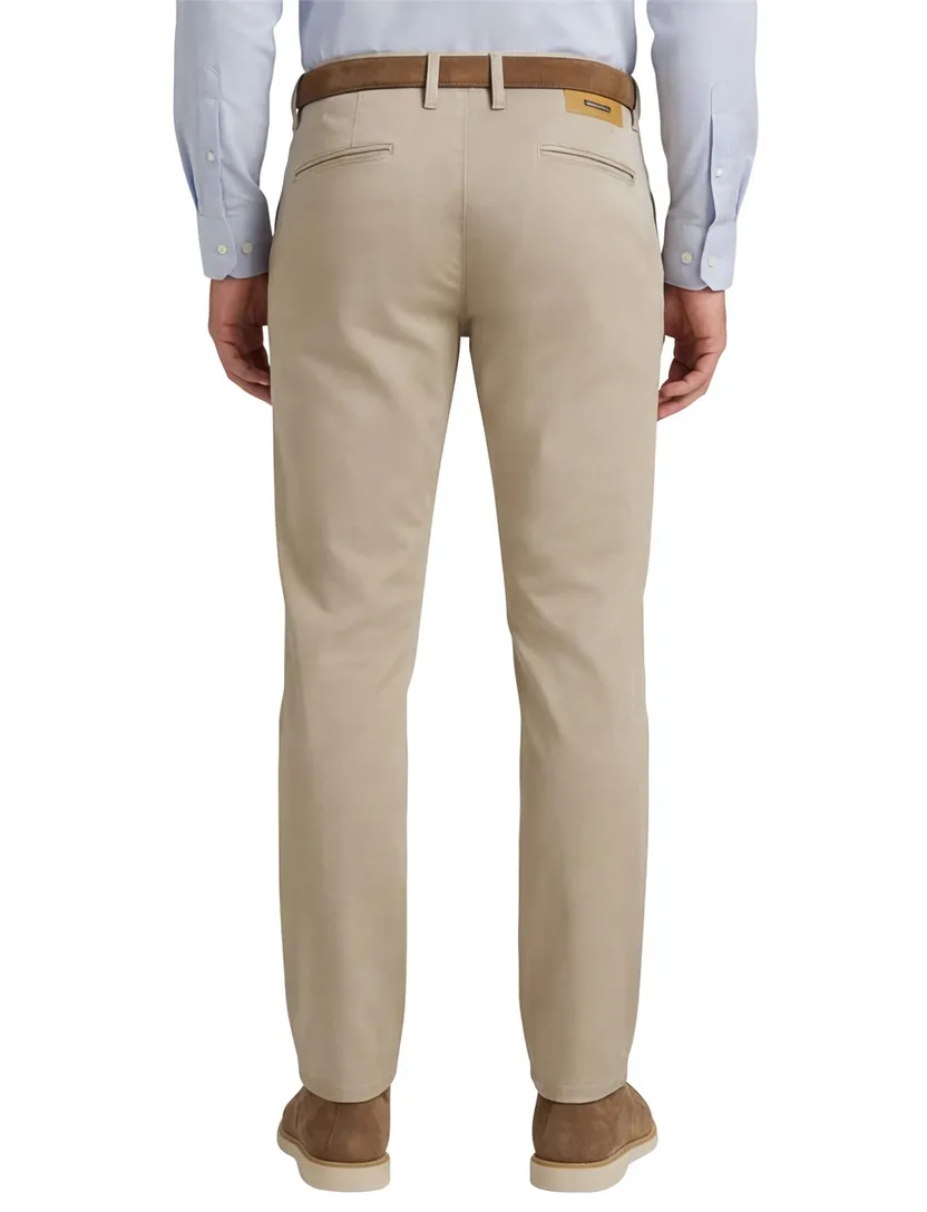 Alberto Pantalon beige slim fit