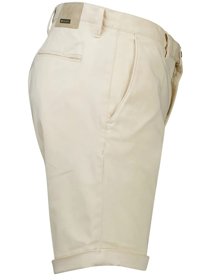 Alberto rob-k slim fit bermuda creme