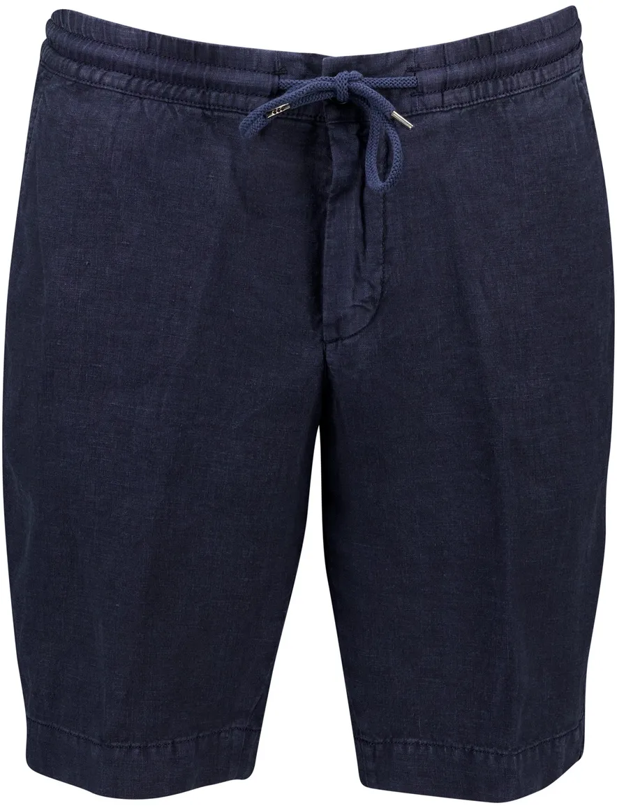 Alberto House Bermuda navy tapered fit