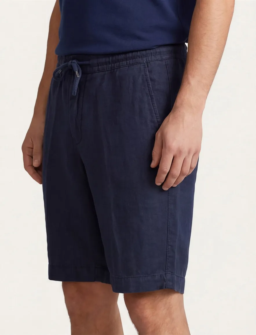 Alberto House Bermuda navy tapered fit