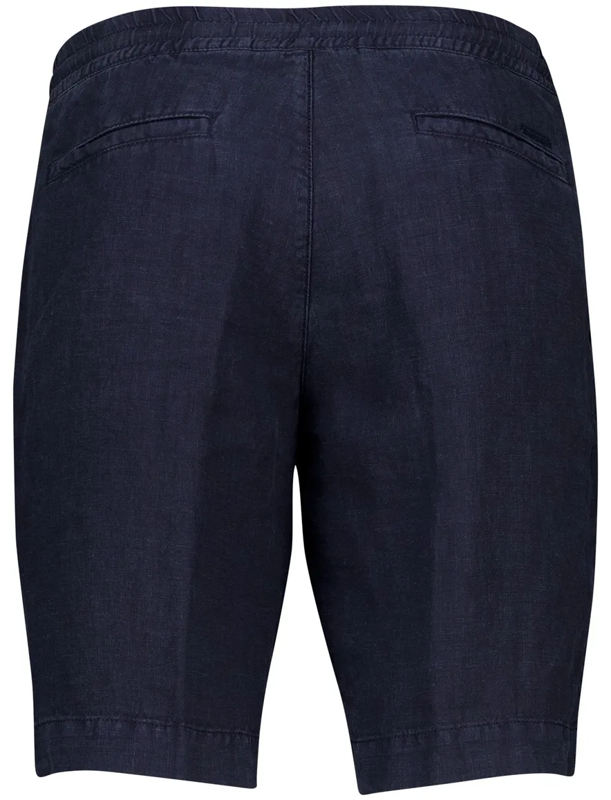 Alberto House Bermuda navy tapered fit