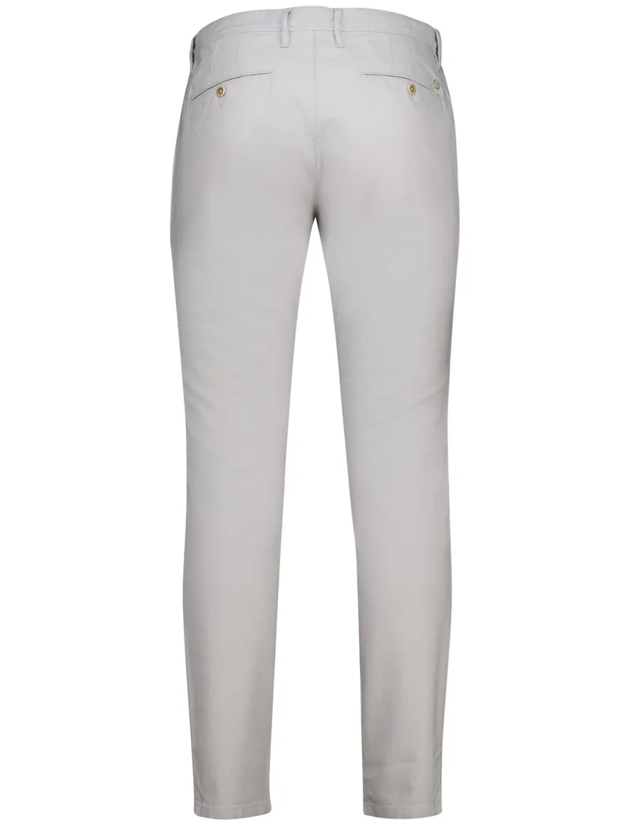 Alberto Pantalon grijs katoen slim fit
