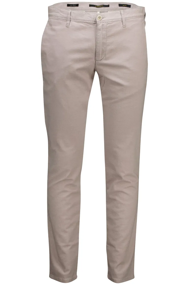 katoenen broek beige Alberto