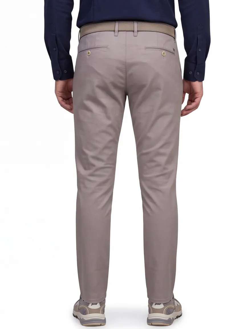 katoenen broek beige Alberto