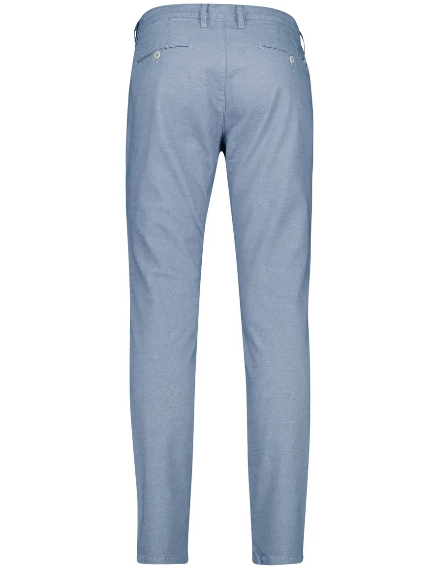 Alberto Pantalon blauw katoen slim fit