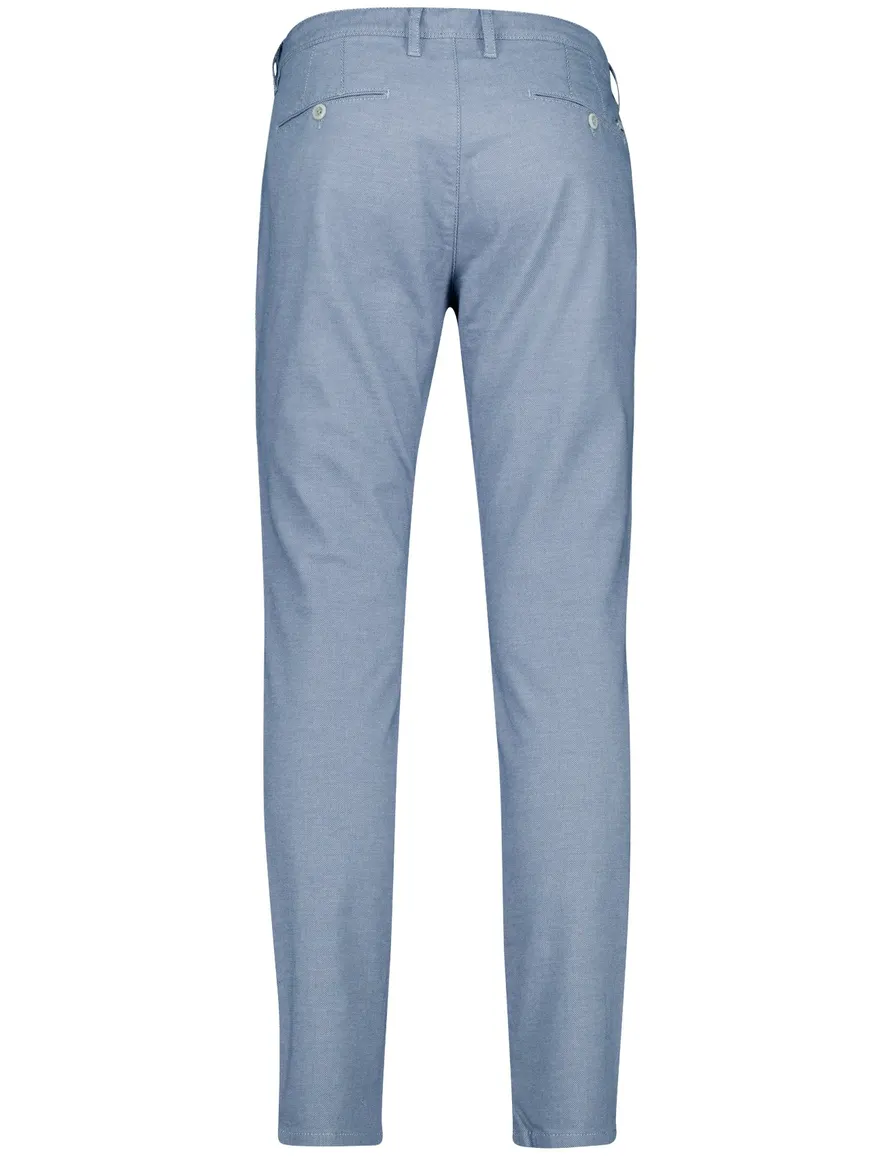 Alberto Pantalon Slim Fit blauw katoen