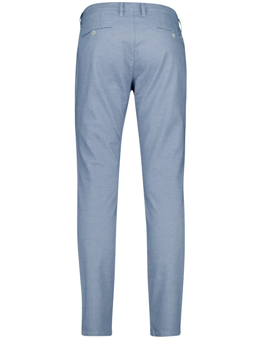 Pantalon Alberto Slim Fit blauw katoen
