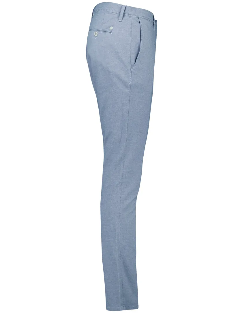 Pantalon Alberto Slim Fit blauw katoen