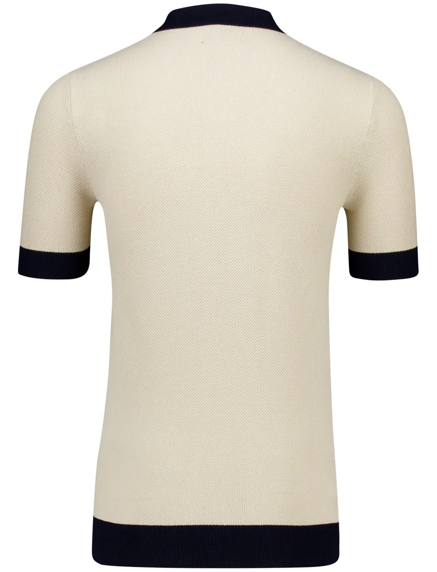 Butcher of Blue overhemd beige knitted