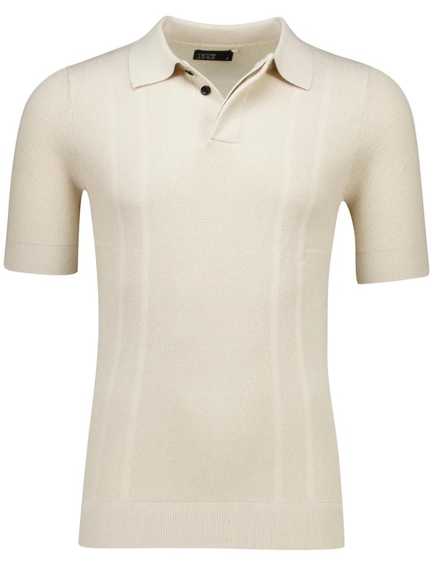Butcher of Blue Ripley knit polo beige