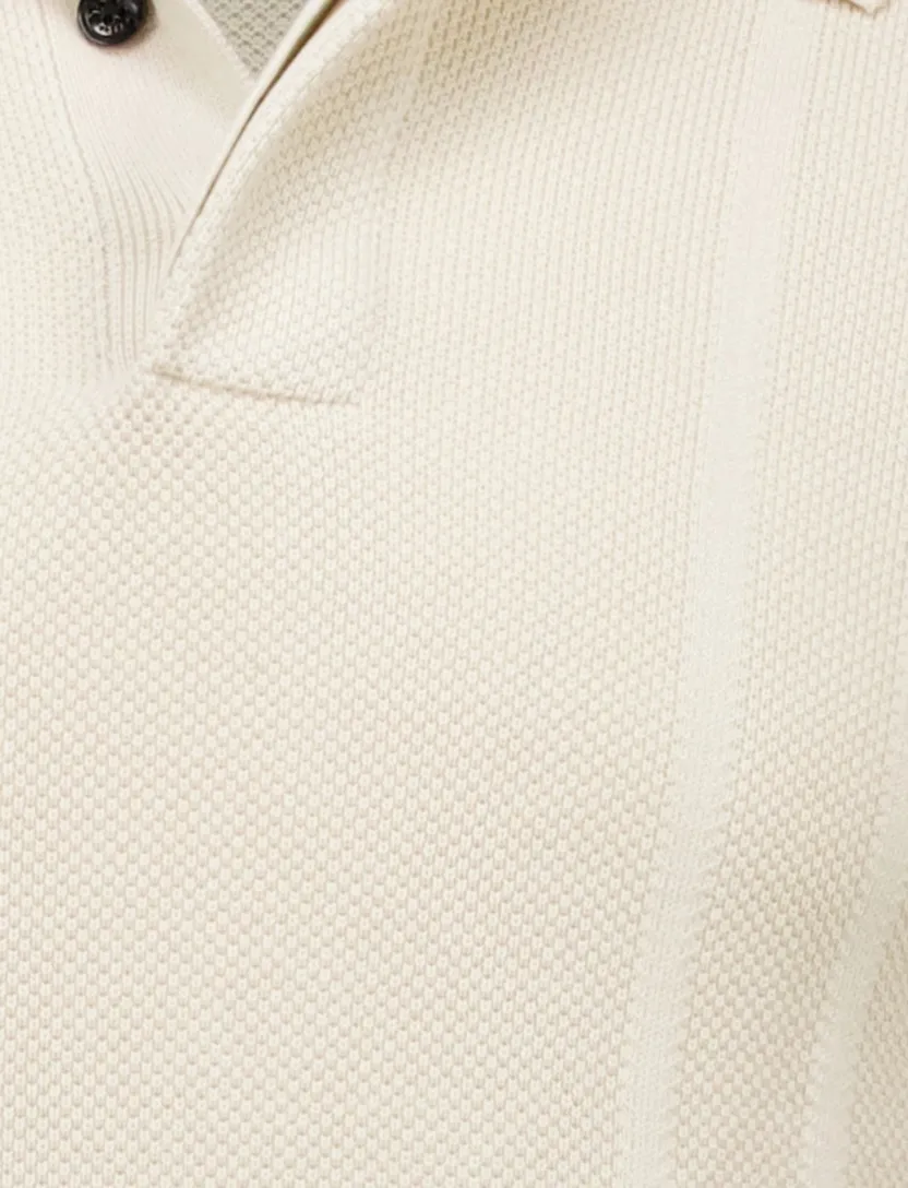 katoenen Butcher of Blue polo beige effen normale fit