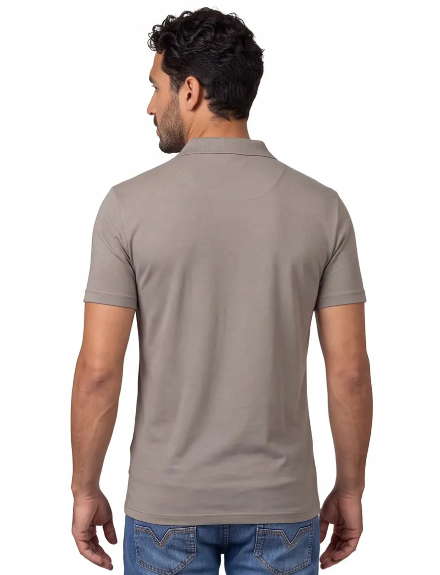 Butcher of Blue polo grijs jersey