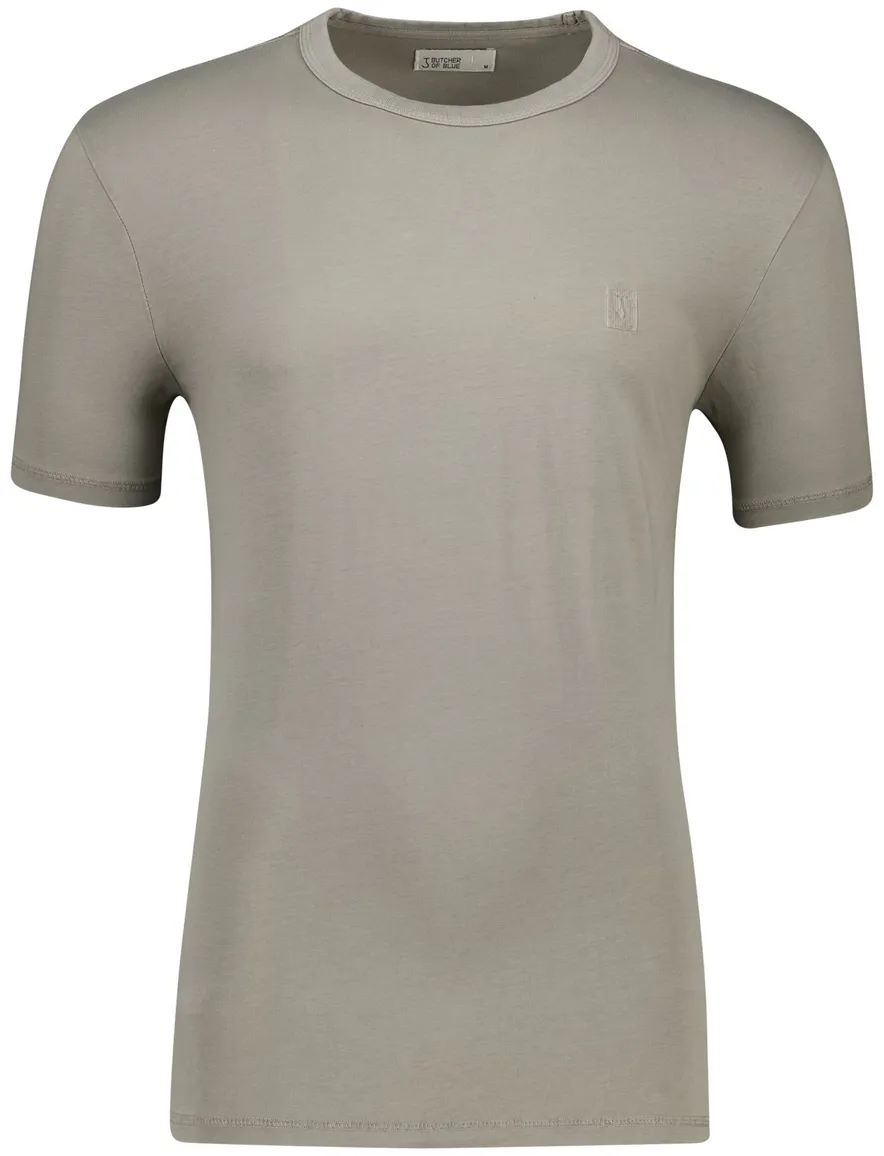 Butcher of Blue T-shirt grijs ronde hals