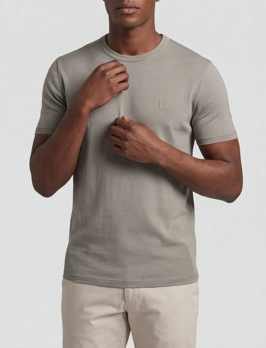 Butcher of Blue T-shirt grijs ronde hals
