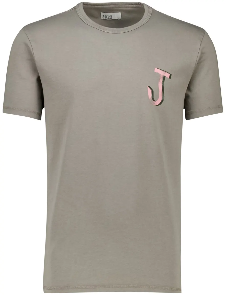 Butcher of Blue T-shirt grijs met opdruk