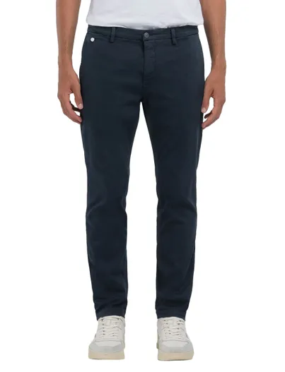 Replay Replay chino Benni donkerblauw hyperflex regular fit