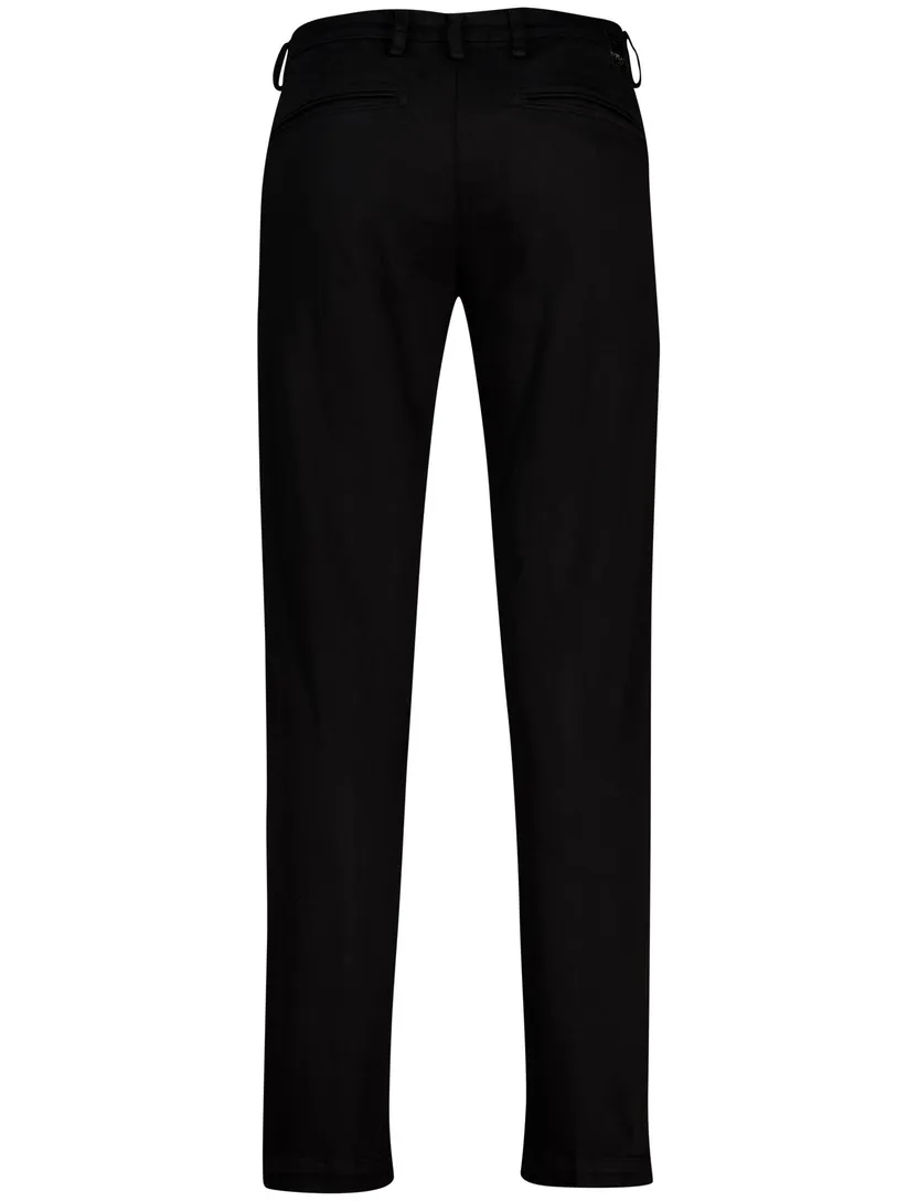 katoenen Replay Hyperflex Benni zwart regular fit